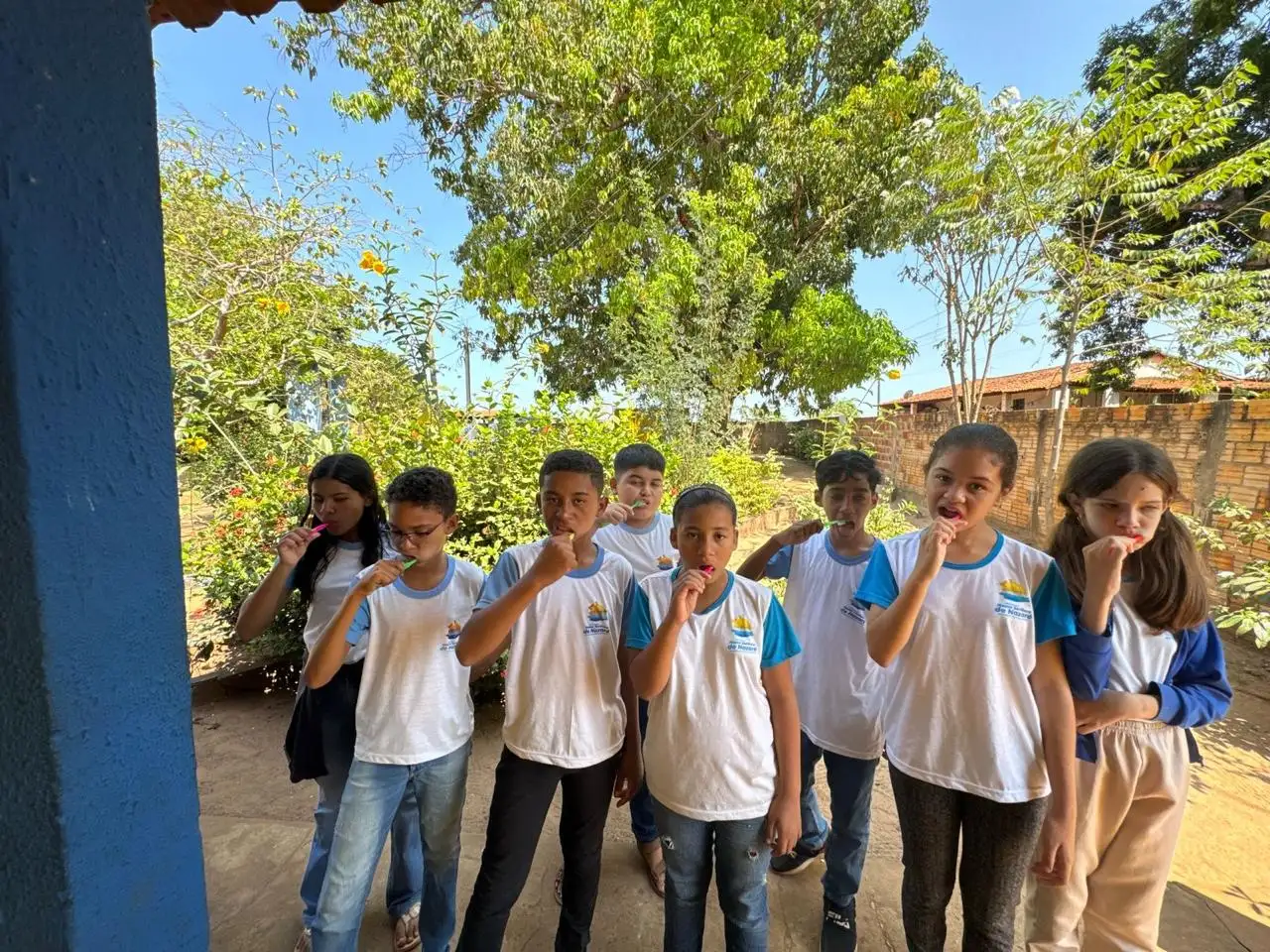 Foto 1 – 🪥 Saúde Bucal na Escola Dácio Bona: promovendo hábitos saudáveis e sorrisos mais felizes